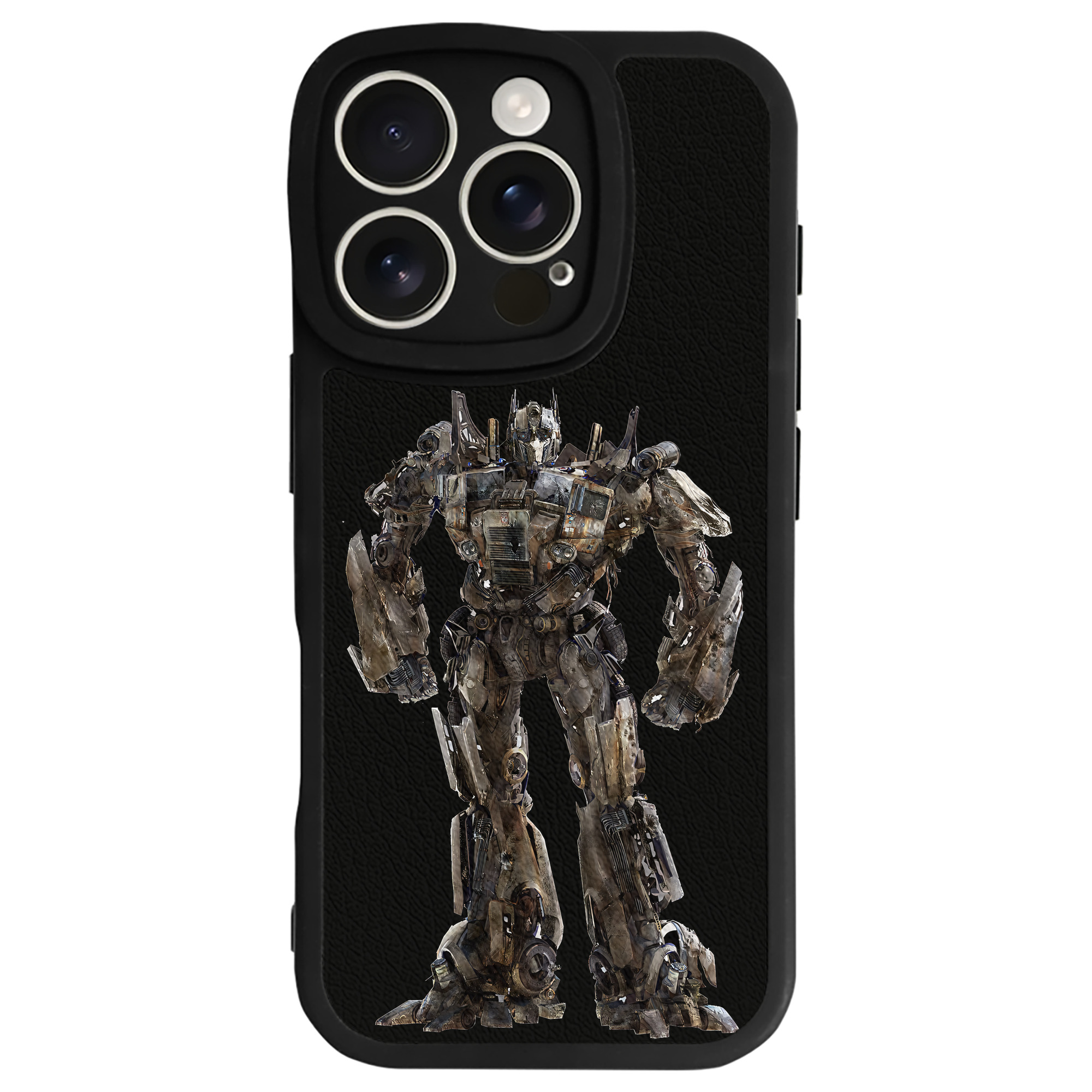 （画像用） Transformers トランスフォーマー 【iPhone 16シリーズ対応】シリコンスマホケース（レザー調） 材質：シリコン
